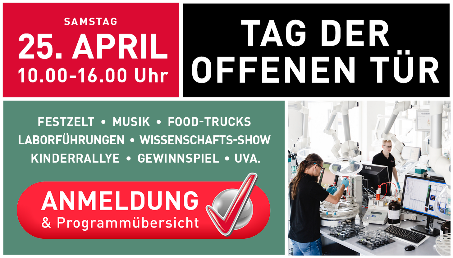Anmeldung & Programm Tag der offenen Tür