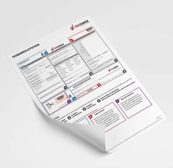 Probenbegleitschein Anleitung