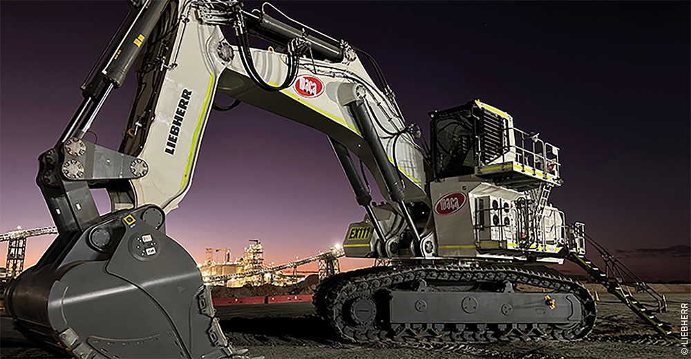 LIEBHERR Mining Bagger R 9300 in Australien (© LIEBHERR) LIEBHERR Mining Bagger R 9300 in Australien (© LIEBHERR)